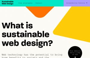 Sustainable web design